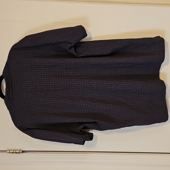 Vintage Levi's Shirt Plaid Mens L Large navy Red Tab Button down Short Sleeve - Picture 7 of 7